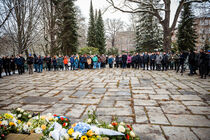 Zahlreiche Gäste und Bürgerinnen und Bürger nahmen an der Gedenkveranstaltung in Chemnitz teil.