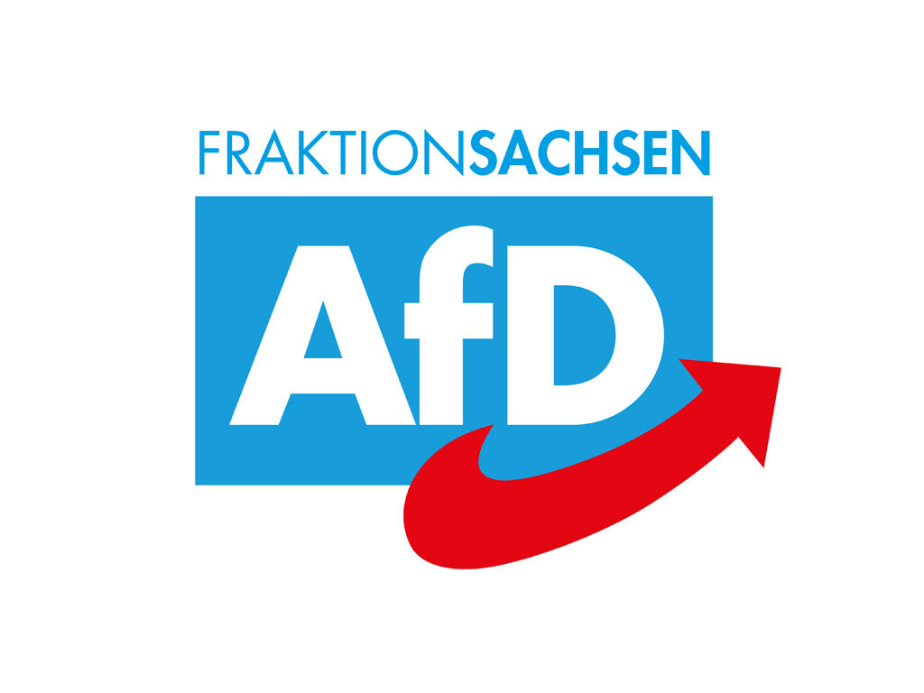 Das Logo der sächsischen AfD-Fraktion.