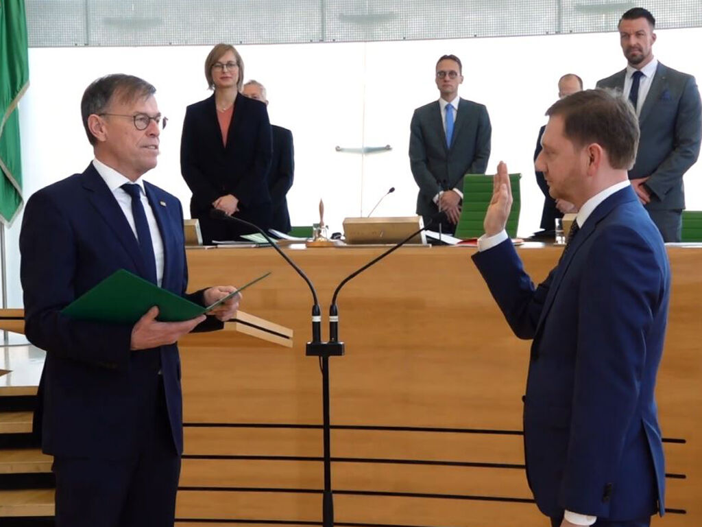 Ein Screenshot aus dem Erklärvideo des Landtags zum Thema Wahl des Ministerpräsidenten.