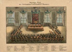 Zweite Kammer des sächsischen Landtags 1833/34