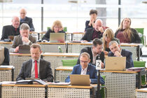 Mitglieder der BSW-Fraktion im Sächsischen Landtag