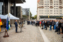 Rede des Landtagspräsidenten Alexander Dierks zum Start der Bauarbeiten
