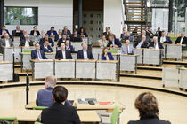 Abgeordnete der Fraktion AfD im Plenarsaal