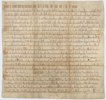 Urkunde Markgraf Ottos zum Landding vom 2. August 1185