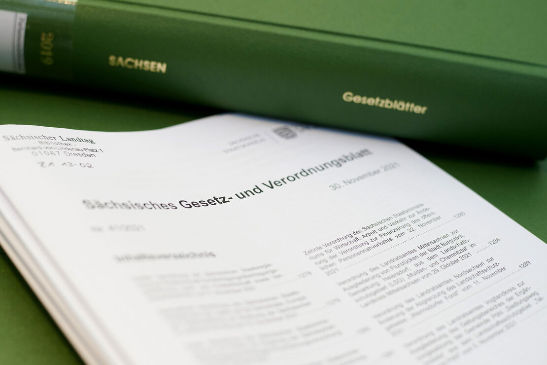 Gesetze | Der Sächsische Landtag