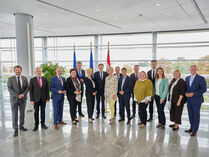 Delegationsmitglieder aus Niederösterreich und Sachsen beim Besuch 2021 in Niederösterreich
