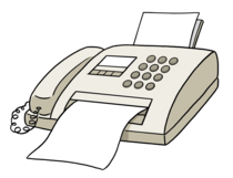 Bild von einem Faxgerät.