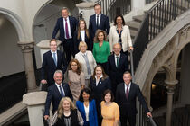 Gruppenbild der Landtagspräsidentinnen und -präsidenten