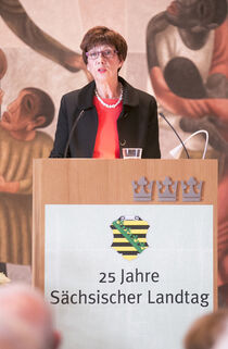 Grußwort von Birgit Munz, Präsidentin des Sächsischen Verfassungsgerichtshofes