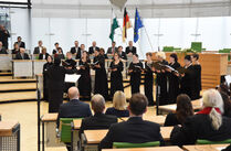 Der Synagogenchor Dresden begleitete die Gedenkstunde musikalisch.