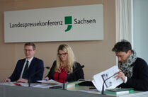 Pressekonferenz zur Vorlage des Abschlussberichtes mit Oliver Wehner und Susanne Schaper