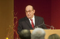 Preisträger Dr. Mordechay Lewy bei einer Veranstaltung 2013 im Ständehaus