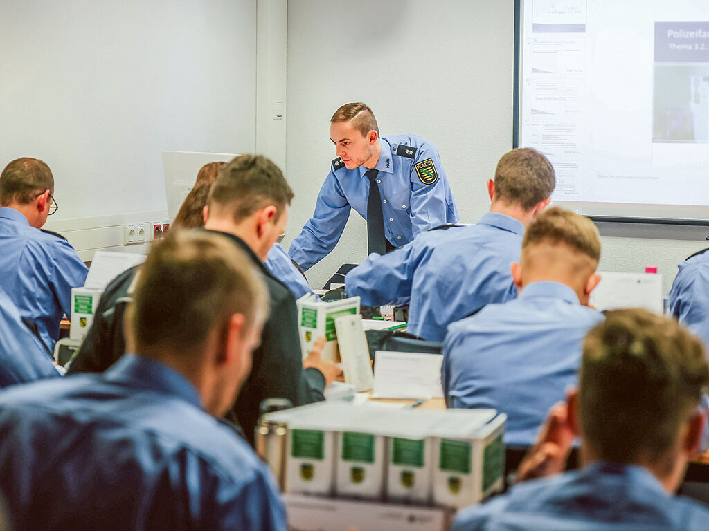 Polizeibeamte in der Ausbildung